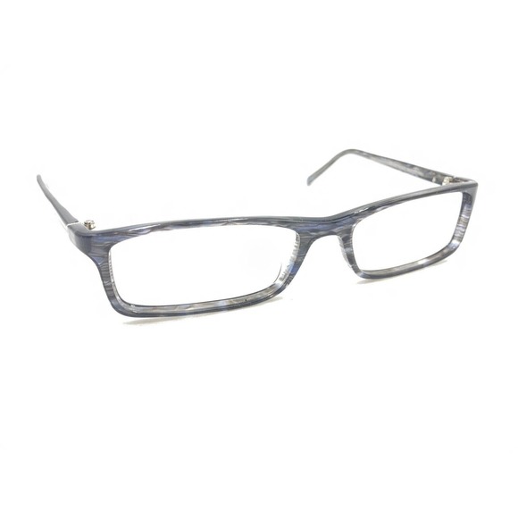 Prada VPR 10G 6AN-1O1 Striped Gray Eyeglasses Frames 52-16 135 Italy Men Women - Picture 1 of 12